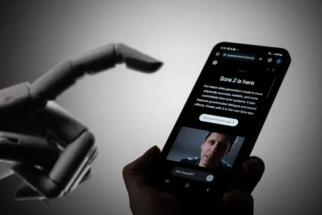 OpenAI Sora 2发布。图源：视觉中国